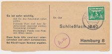 Bloemendaal - Hamburg Duitsland 1943 - Liebesgabenpaket