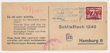 Bilthoven / Utrecht - Hamburg Duitsland 1943 - Liebesgabenpaket