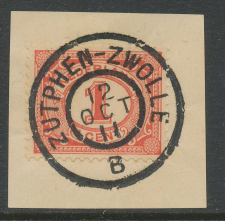 Grootrondstempel Traject Zutphen - Zwolle B 1911 - Cat. onbekend