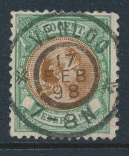 Grootrondstempel Venloo 1898 - Emissie 1896