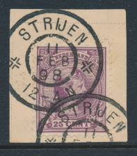 Grootrondstempel Strijen 1898 - Emissie 1891