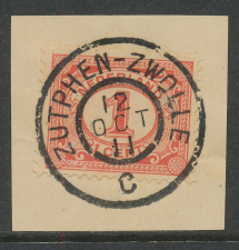 Grootrondstempel Traject Zutphen - Zwolle C 1911