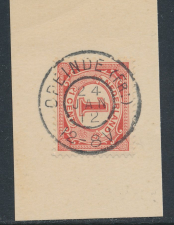 Grootrondstempel Opeinde (Fr:) 1912