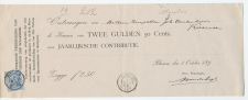 Em. 1891 Rhenen - Almeloo - Vriezenveen - Kwitantie