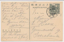 Censored Card Malang - Soerabaja Neth. Indies / Dai Nippon 2604