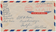 OAS British Fleetmail cover Netherlands Indies -  Maritime Mail