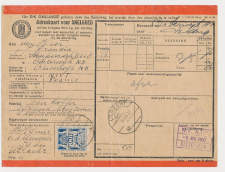 Adreskaart Utrecht - Oisterwijk 1937 - Verzekeringszegel