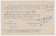 Briefkaart G. DW23-g - Duinwaterleiding s-Gravenhage 1892