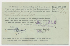 Briefkaart G. DW51-b - Duinwaterleiding s-Gravenhage 1900