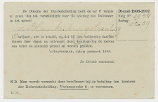 Briefkaart G. DW67-b - Duinwaterleiding s-Gravenhage1906