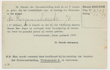 Briefkaart G. DW68-a - Duinwaterleiding s-Gravenhage 1907