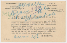 Briefkaart G. DW78-II-t - Duinwaterleiding s-Gravenhage 