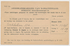 Briefkaart G. (DW) 88a-I Cat. onbekend - Duinwaterleiding 1918