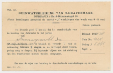 Briefkaart G. DW88a-II-e - Duinwaterleiding s-Gravenhage 1918