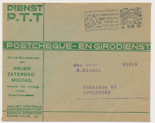 Dienst PTT Propaganda envelop Vrijen zaterdag - Den Haag 1944