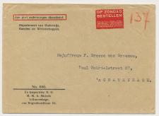 Op Zondag Bestellen - Dienst Locaal te Den Haag 1937 ( inhoud )