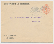 Ook Op Zondag Bestellen - Pengalengan Nederlands Indie 1924
