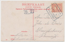 Treinblokstempel : Amsterdam - Apeldoorn I 1915 ( Baarn )