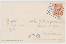 Treinblokstempel : Amsterdam - Apeldoorn V 1915 ( Soestdijk )