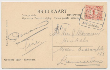 Treinblokstempel : Amsterdam - Apeldoorn VII 1915 ( Hilversum )