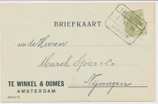 Treinblokstempel : Amsterdam - Arnhem IX 1919