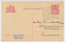 Treinblokstempel : Amsterdam - Uitgeest I 1920