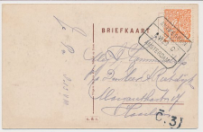 Treinblokstempel : Antwerpen - Amsterdam C 1923 (Bergen op Zoom)