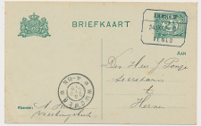 Treinblokstempel : Arnhem - Venlo B 1912 ( Vierlingsbeek )
