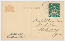 Treinblokstempel : Amsterdam - Nijmegen I 1922 ( Zetten )