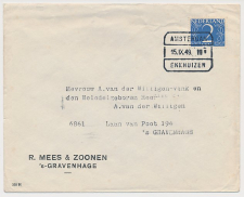 Treinblokstempel : Amsterdam - Enkhuizen III 1949 