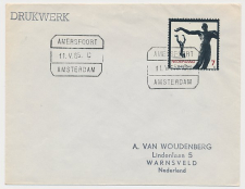 Treinblokstempel : Amersfoort - Amsterdam C 1965