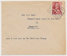 Treinblokstempel : Amsterdam - Hengelo (O.) I 1944 ( Weesp )