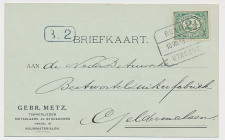 Treinblokstempel : Boxtel - Utrecht II 1916 ( Zaltbommel )