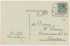Treinblokstempel : Dieren - Apeldoorn II 1929 ( Beekbergen )