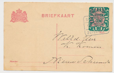Treinblokstempel : Delfzijl - Zuidbroek I 1921 ( Nieuw Scheemda)