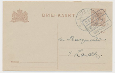 Treinblokstempel : Delfzijl - Groningen IV 1922 ( Eenum ) 