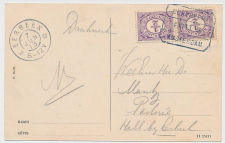 Treinblokstempel : Dordrecht - Amsterdam H 1913 ( Delft )