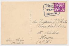 Treinblokstempel : Emmerik - Amsterdam L 1930 ( Bennekom )