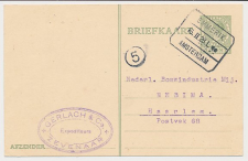 Treinblokstempel : Emmerik - Amsterdam L 1928 (Zevenaar )