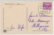 Treinblokstempel : Enkhuizen - Stavoren III 1934