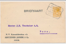 Treinblokstempel : Enschede - Zutphen F 1925 ( Goor )
