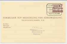 Treinblokstempel : Eindhoven - Rotterdam C2 1966