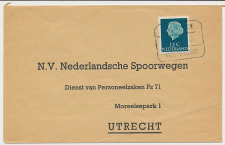 Treinblokstempel : Enschede - Amsterdam D 1961 