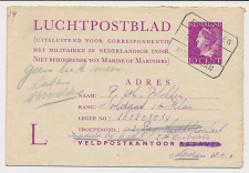 Treinblokstempel : Enkhuizen - AmsterdamC 1947 ( Bovenkarspel )