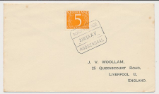 Treinblokstempel : s Gravenhage - Roosendaal XV 1954