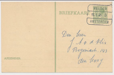 Treinblokstempel : Helder - Amsterdam D 1935 ( Texel )