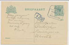 Treinblokstempel : Huizen - Hilversum B 1916