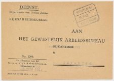 Treinblokstempel : Hengelo (O.) - Amsterdam z 1942