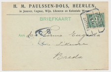 Treinblokstempel : Kerkrade - Sittard B 1914 ( Heerlen )