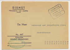 Treinblokstempel : Leeuwarden - Zwolle H 1948 (Weststellingwerf)